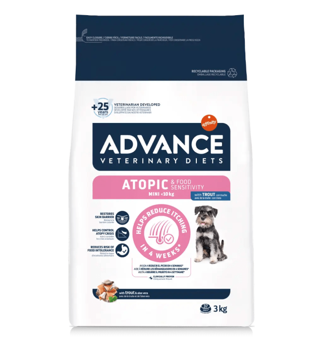 Advance Atopic & Food Sensitivity Mini Kuru Köpek Maması