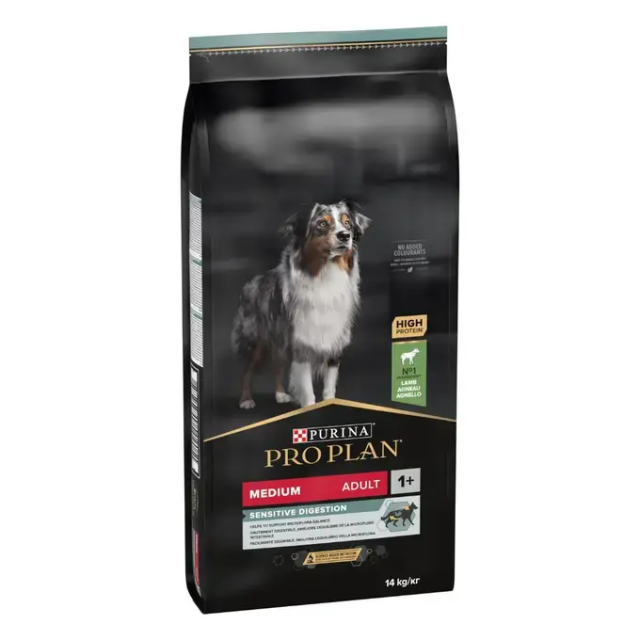 PRO PLAN Medium Adult Sensitive Digestion Kuzulu Kuru Yetişkin Köpek Maması
