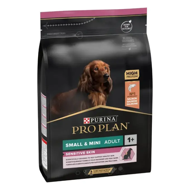 PRO PLAN Small&Mini Adult Sensitive Skin Kuru Yetişkin Köpek Maması
