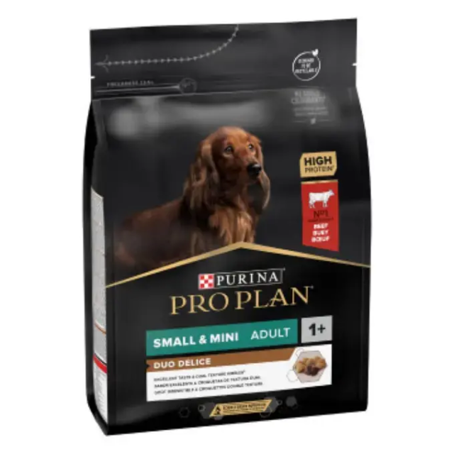 PRO PLAN Duo Delice Small-Mini Sığır Etli Kuru Köpek Maması