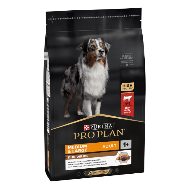 PRO PLAN Duo Delice Medium-Large Sığır Etli Kuru Köpek Maması