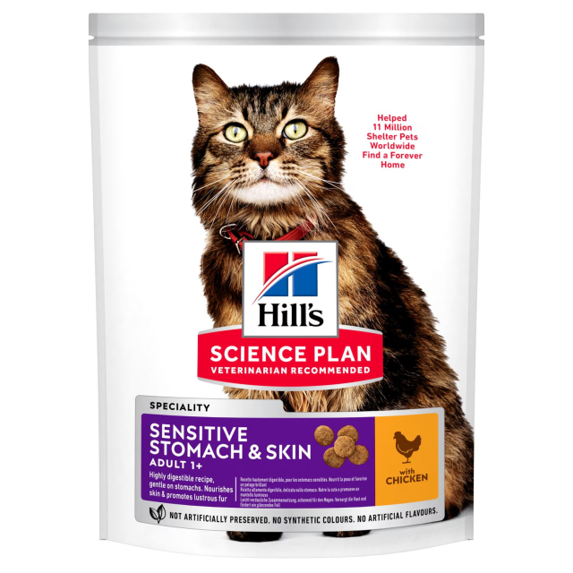 Hill's Science Plan Sensitive Stomach & Skin Kuru Yetişkin Kedi Maması