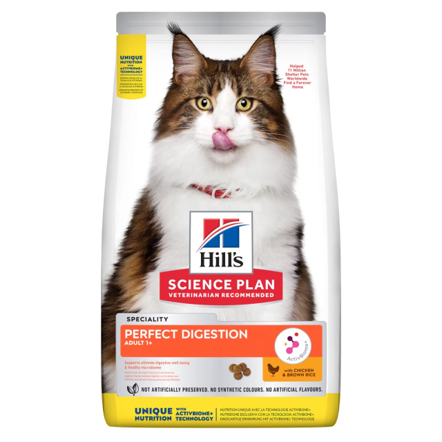 Hill's Science Plan Perfect Digestion +1 Yetişkin Kedi Maması