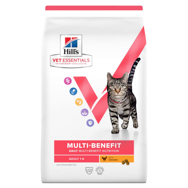 Hill's Vet Essentials Multi-Benefit Kuru Yetişkin Kedi Maması