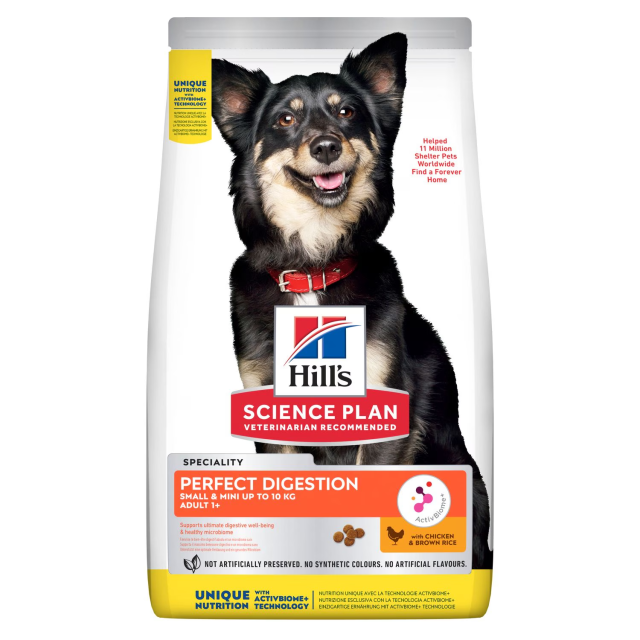 Hill's Science Plan Perfect Digestion Yetişkin Küçük ve Mini Irk Köpek Maması