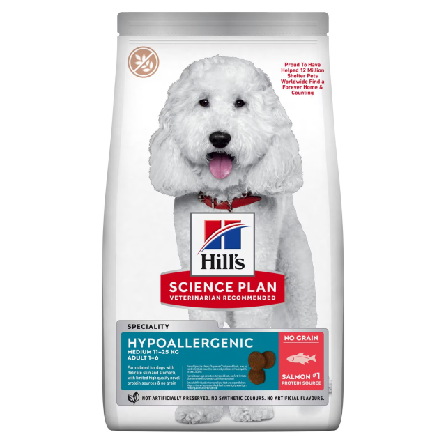 Hill's Science Plan Hypoallergenic Yetişkin Orta Irk Köpek Maması