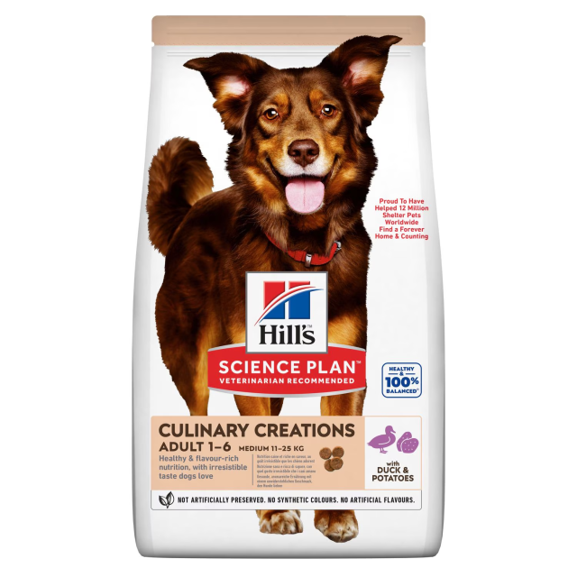 Hill's Science Plan Culinary Creations Yetişkin Orta Irk Köpek Maması