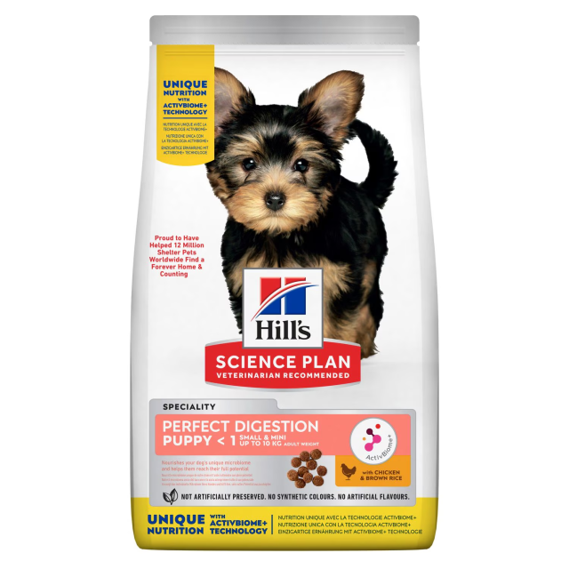Hill's Science Plan Perfect Digestion Küçük ve Mini Irk Yavru Köpek Maması