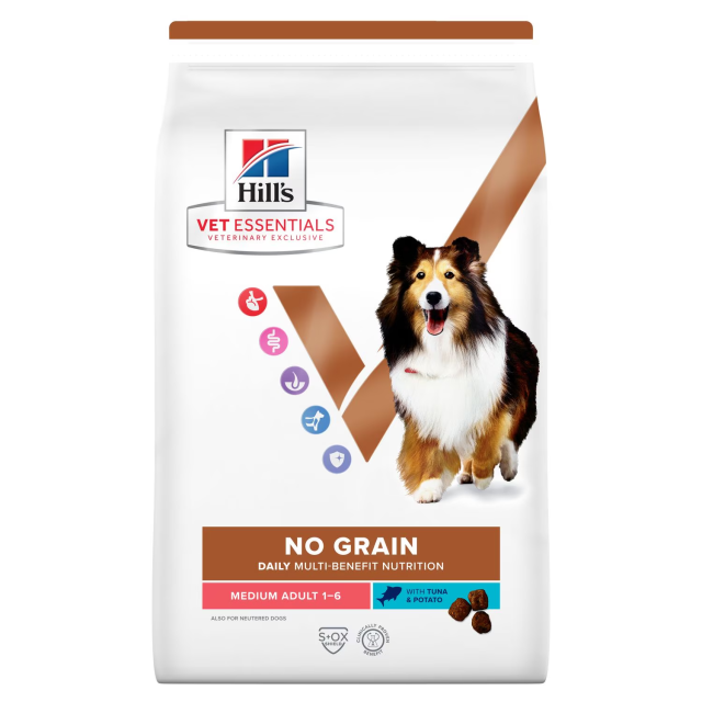 Hill's Vet Essentials Multi-Benefit No Grain Yetişkin Orta Irk Köpek Maması