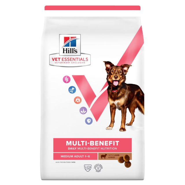 Hill's Vet Essentials Multi-Benefit Yetişkin Orta Irk Köpek Maması