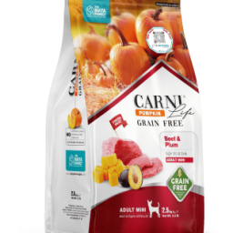 Carni Life Pumpkin Tahılsız Sığır Etli ve Erikli Mini Irk Yetişkin Köpek Maması