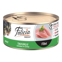 Felicia Tahılsız Konserve Tavuklu Fileto Yaş Yetişkin Kedi Maması