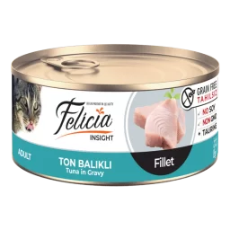 Felicia Tahılsız Konserve Ton Balıklı Fileto Yaş Yetişkin Kedi Maması