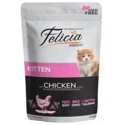 Felicia Tahılsız Pouch Yavru Tavuklu Yaş Kedi Maması