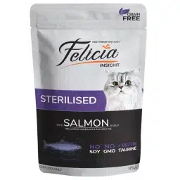Felicia Tahılsız Pouch Sterilised Somonlu Yaş Kedi Maması