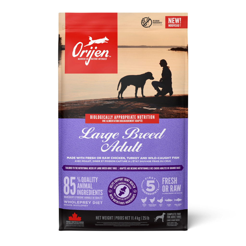 Orijen Large Breed Tavuk Hindi ve Balıklı Büyük Irk Tahılsız Yetişkin Köpek Maması