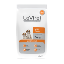 LaVital Küçük Irk Yavru Kuru Köpek Maması (Mini Puppy) Kuzu Etli