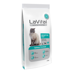 LaVital Yetişkin Kuru Kedi Maması (Sensitive Adult) Somonlu