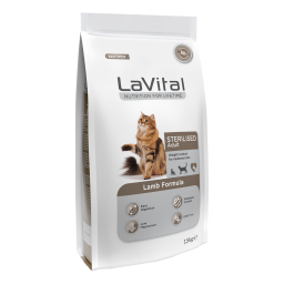LaVital Kısırlaştırılmış Kuru Kedi Maması (Sterilised Adult) Kuzu Etli
