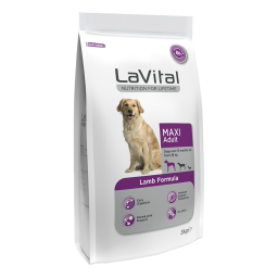 LaVital Büyük Irk Yetişkin Kuru Köpek Maması (Maxi Adult) Kuzu Etli