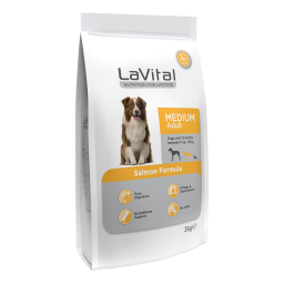 LaVital Orta Irk Yetişkin Kuru Köpek Maması (Medium Adult) Somonlu