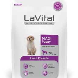 LaVital Büyük Irk Yavru Kuru Köpek Maması (Maxi Puppy) Kuzu Etli
