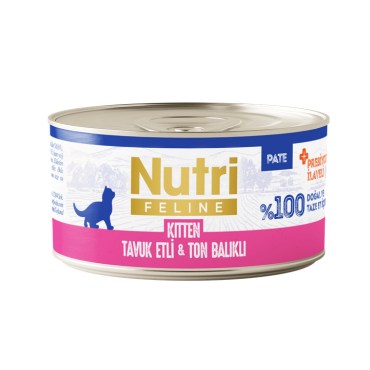 Nutri Tavuk Etli ve Ton Balıklı Tahılsız Yavru Kedi Maması