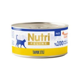 Nutri Tavuk Etli Tahılsız Yetişkin Kedi Maması (Pate)