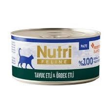 Nutri Tavuk Etli ve Ördekli Tahılsız Yetişkin Kedi Maması